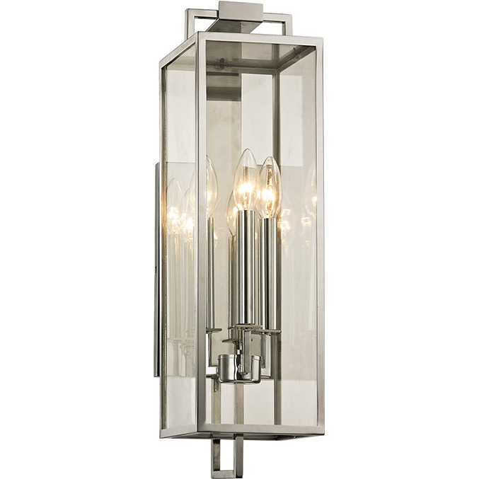 Beckham 3 Light 6 inch Stainless Steel Wall Sconce Wall Light