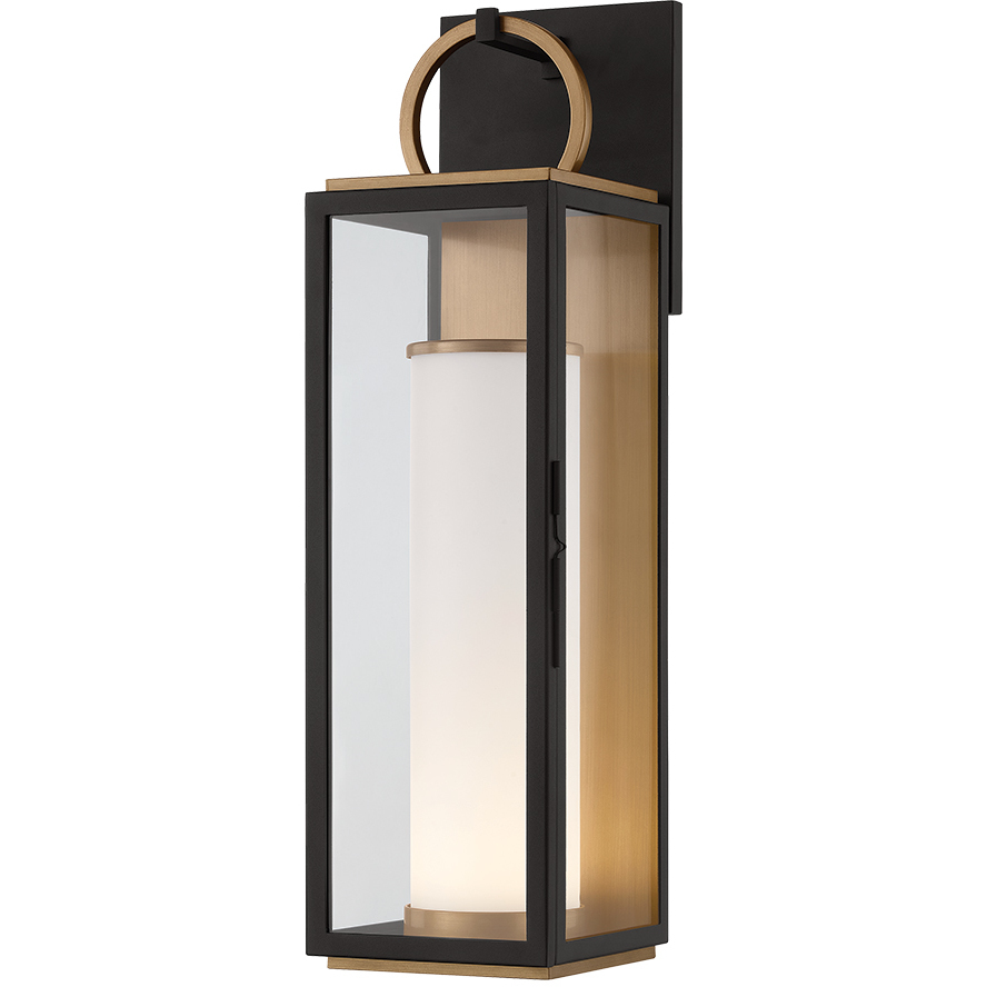 Troy Lighting B6723-PBR/TBK Gareth LED 22.75 inch Patina Brass
