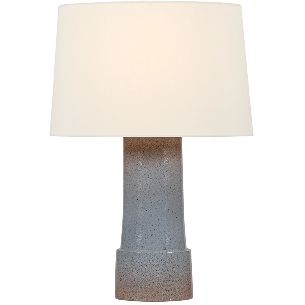 Fasolt 22.5 inch 15 watt Patina Brass and Ceramic Vintage Chambray Table Lamp Portable Light
