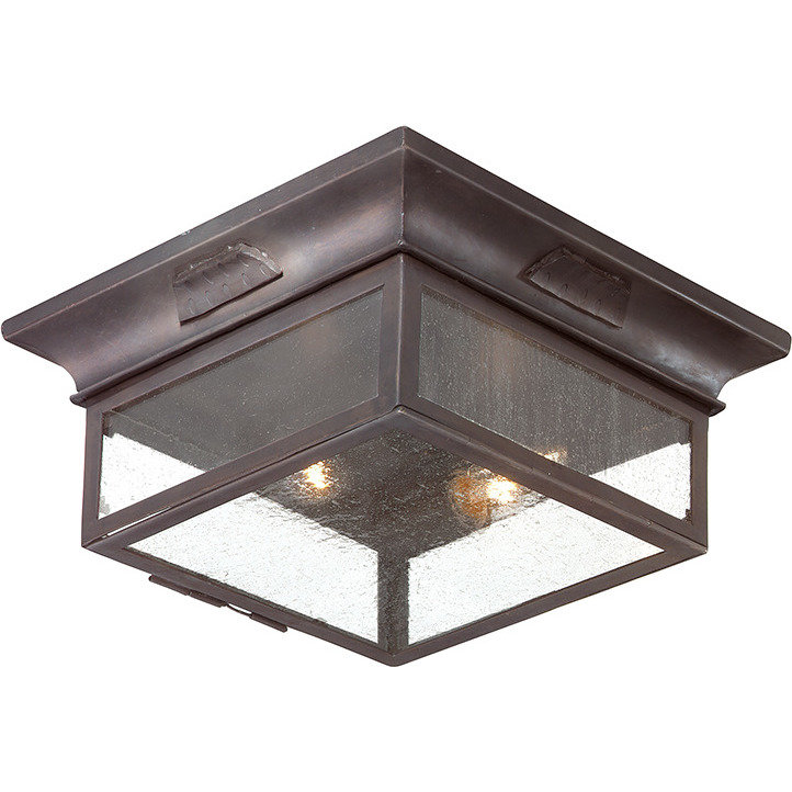 Newton 2 Light 12.75 inch Soft Off Black Flush Mount Ceiling Light