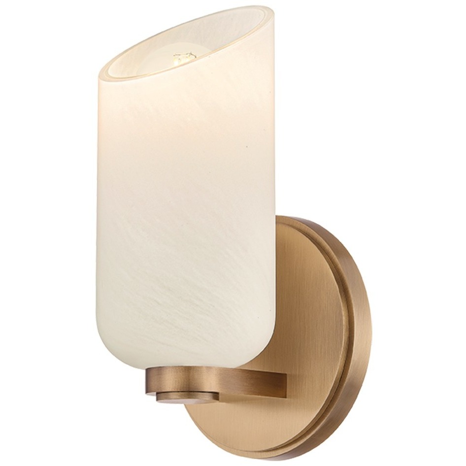 Hermann 1 Light 4.75 inch Patina Brass Bath and Vanity Wall Light